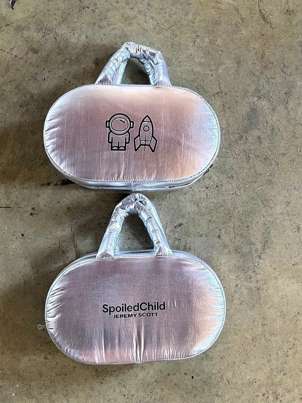 SpoiledChild x Jeremy Scott Return-to-Joy Wellness Kit Chrome Bag